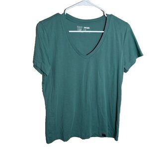 5.11 Tactical T-Shirt Women's Small Green V-Neck Short Sleeve Solid Shirt Top